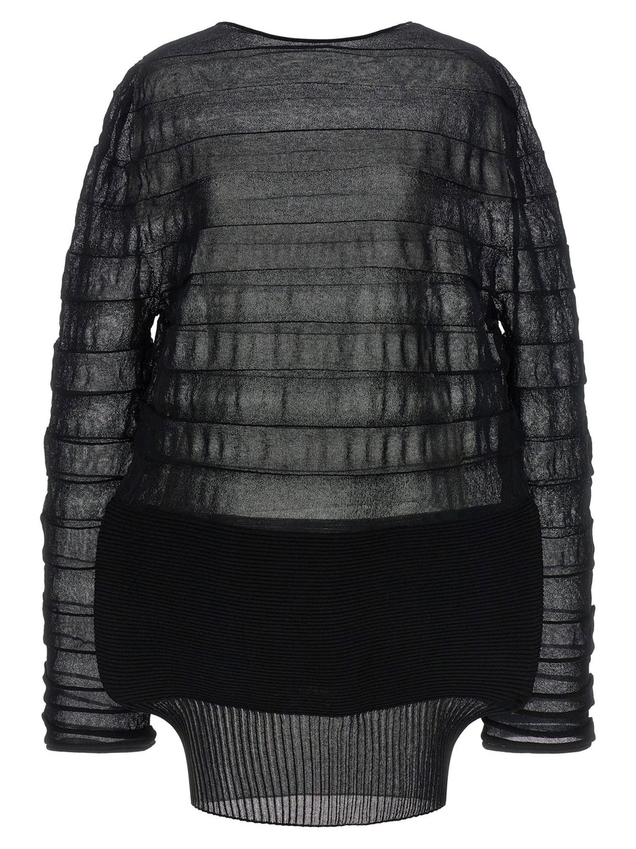 Issey Miyake كنزة — أسود