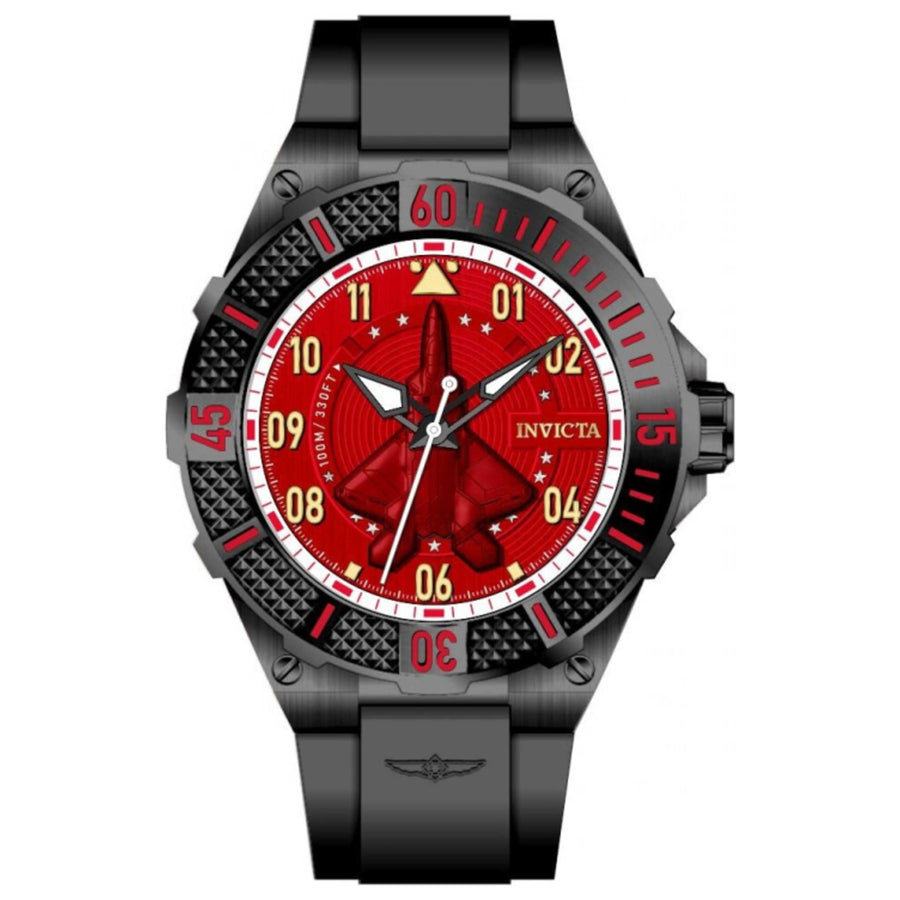 Invicta Mens Aviator 50mm Quartz Watch In-50664 One Color Watches