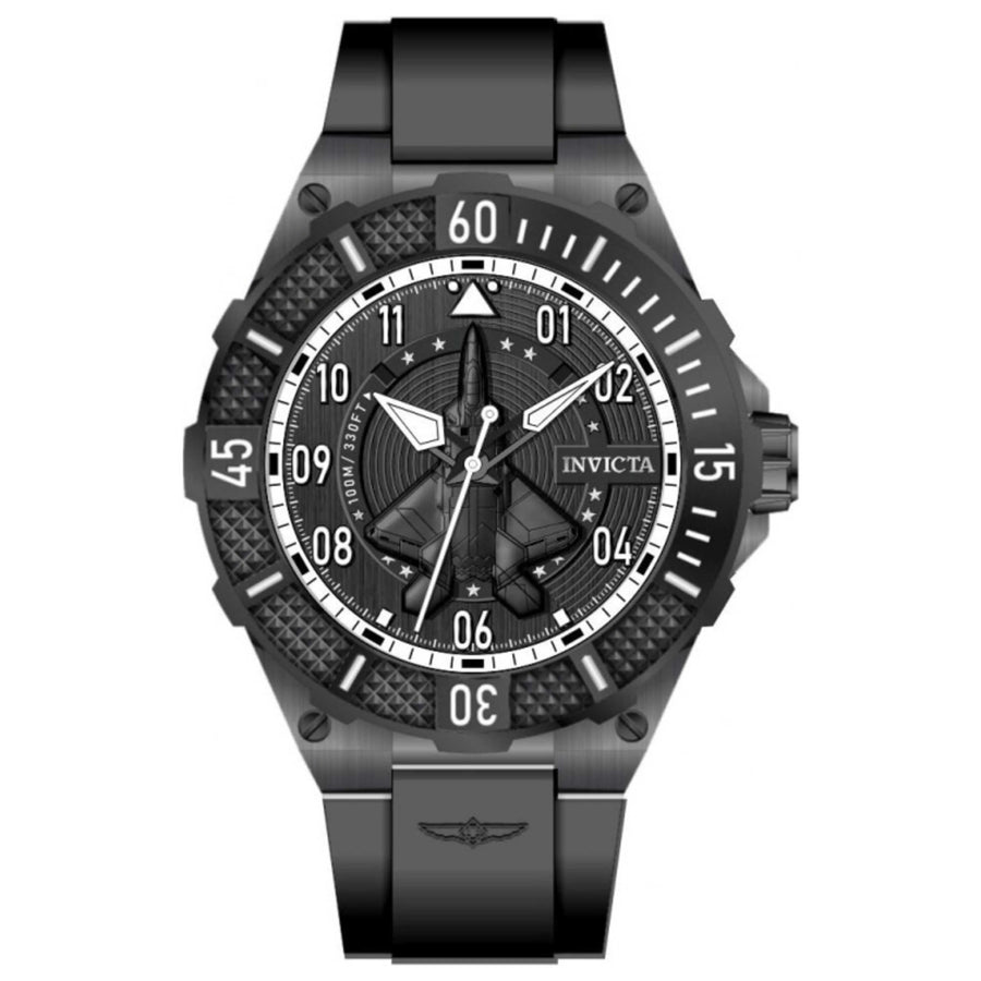 Invicta Mens Aviator 50mm Quartz Watch In-50665 One Color Watches