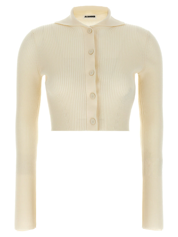 Jil Sander cardigan in cream