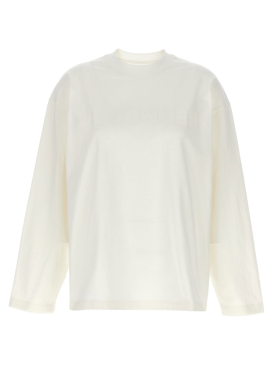 Jil Sander Logo-Print Cotton T-shirt — White