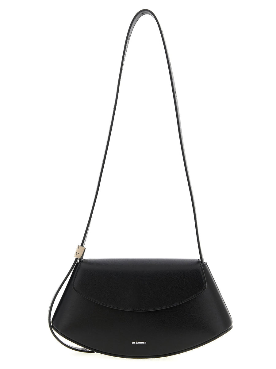 Jil Sander Eldorado Shoulder Bag — Black