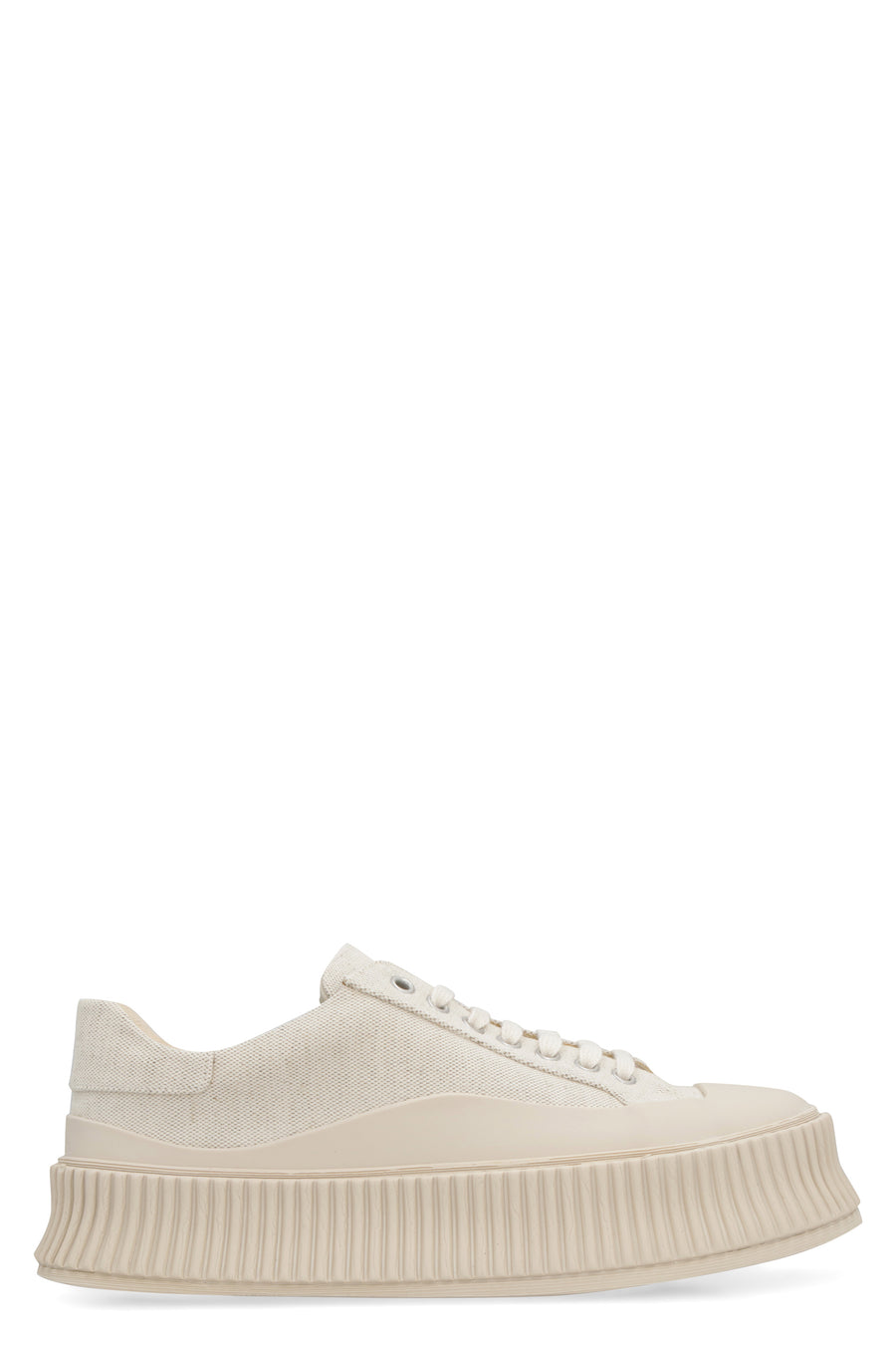 Jil Sander Chunky Sneakers Sand Cotton Trainers