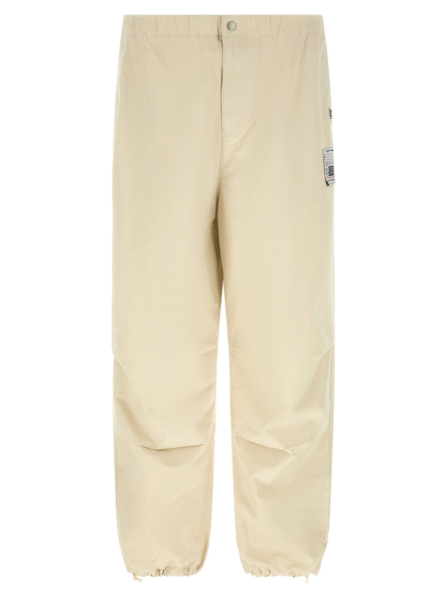 Maison Mihara Yasuhiro Ripstop Parachute Cargo Pants — Cream