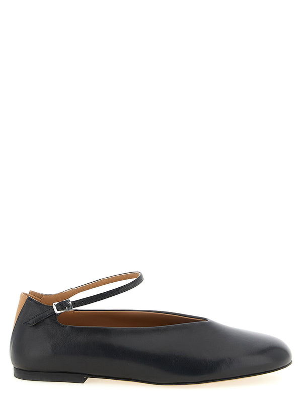 حذاء مسطح Jil Sander إليس — أسود