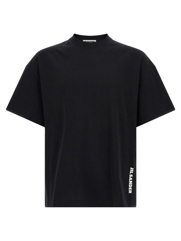 تي شيرت Jil Sander شعار بنقشة — أسود