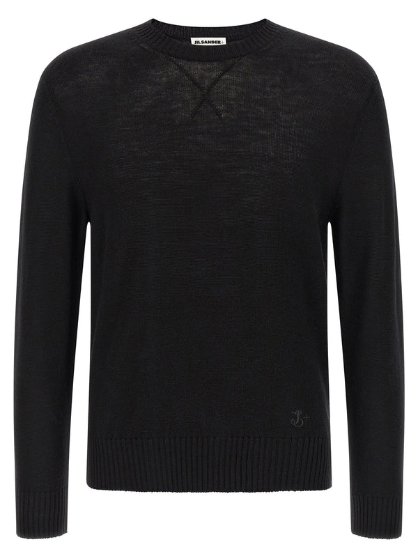 Jil Sander Virgin wool sweater in black