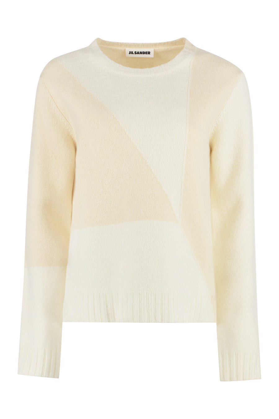 Crew-Neck Wool Sweater Panna
