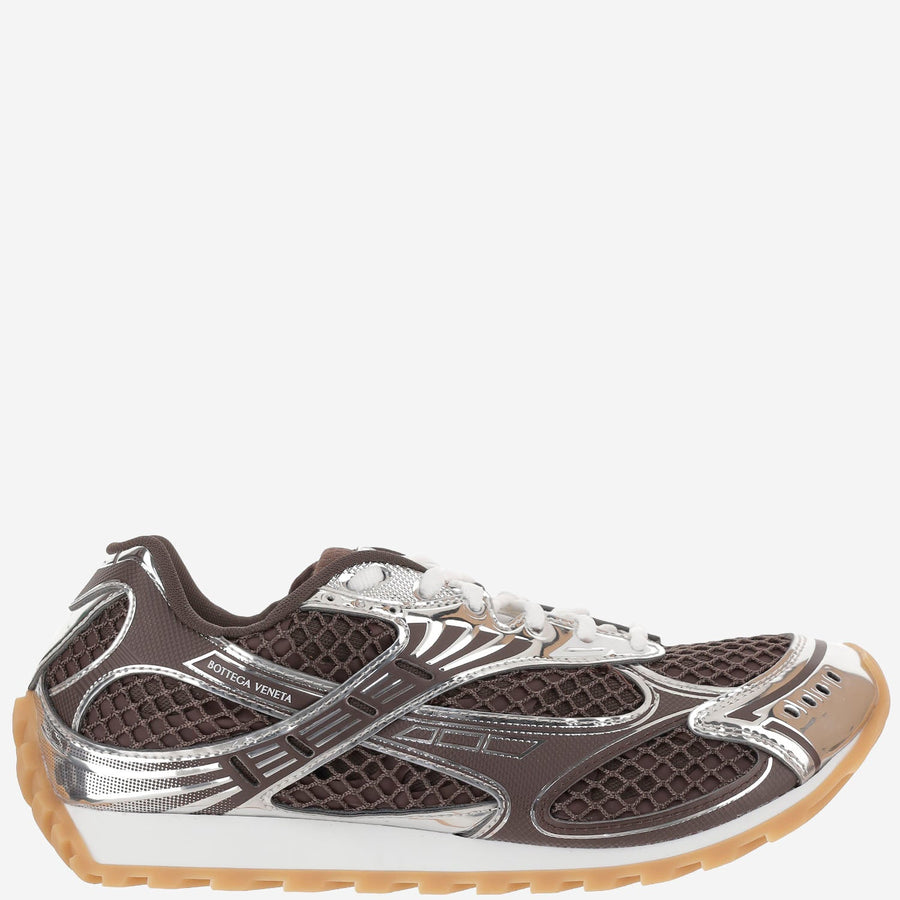 Orbit Sneakers Brown Polyurethane Trainers