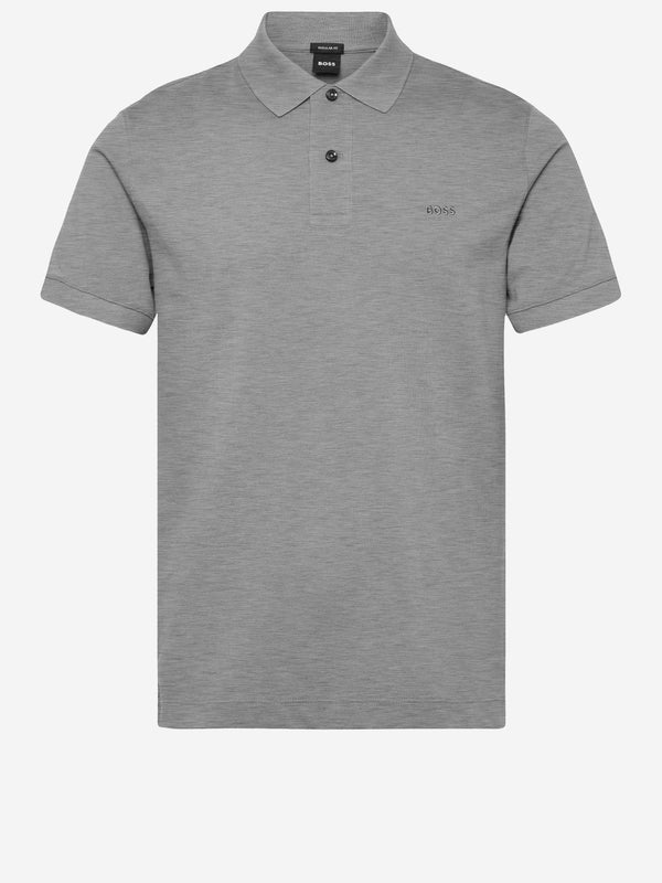 Polo Shirt Cotton Grey