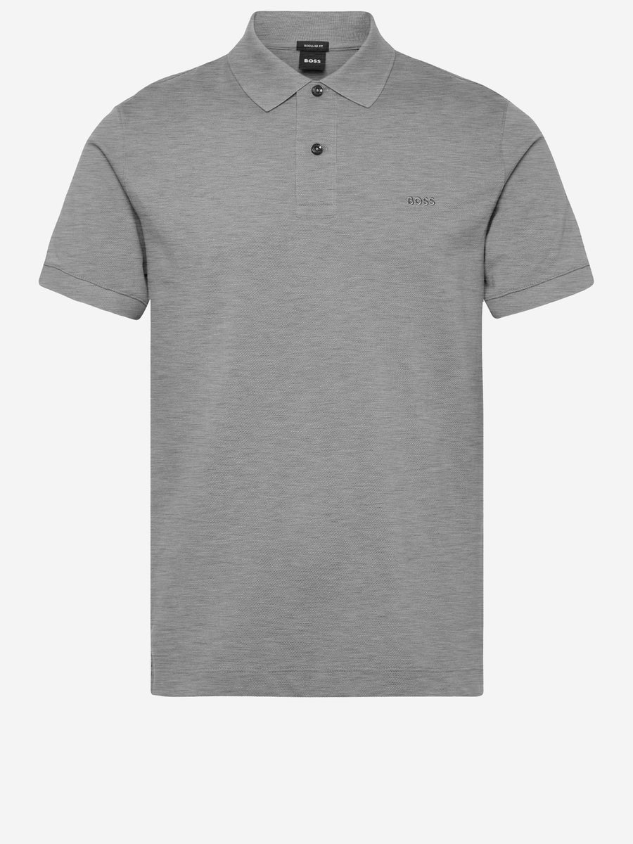 Polo Shirt Cotton Grey