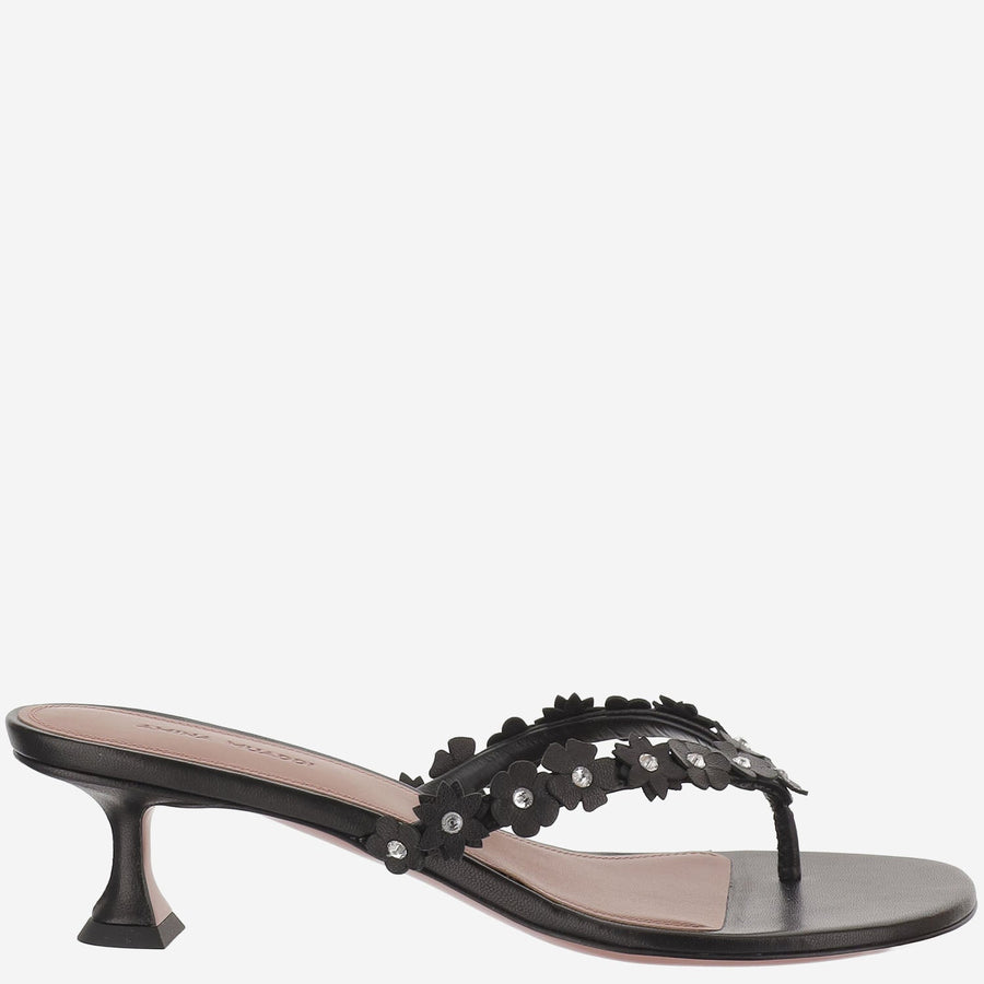 Leather Sandals Janis Black