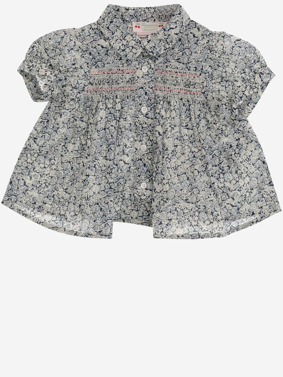 Shirt, Cotton With Embroidery Multicolour Organic Blouses And Shirts