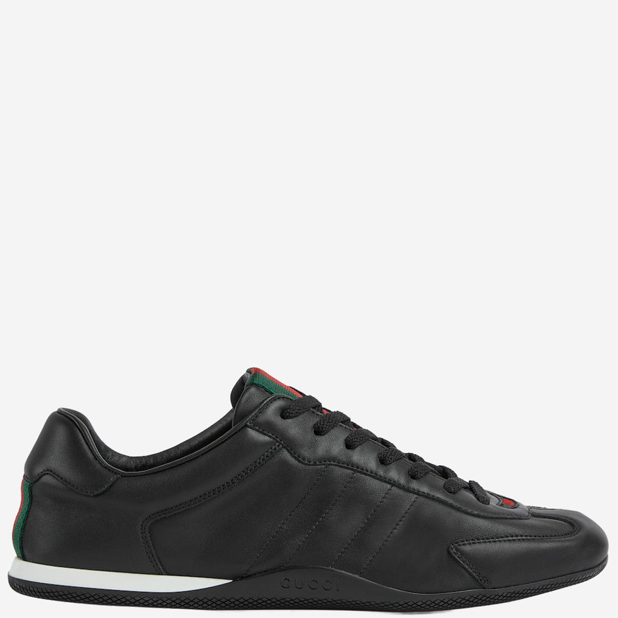Leather Shift Sneakers Black Trainers