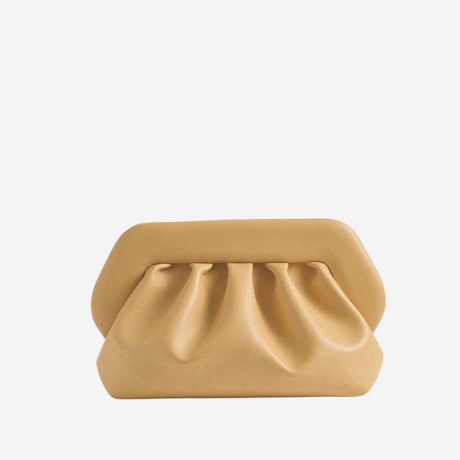 Vegan Leather Bag Beige Handbags