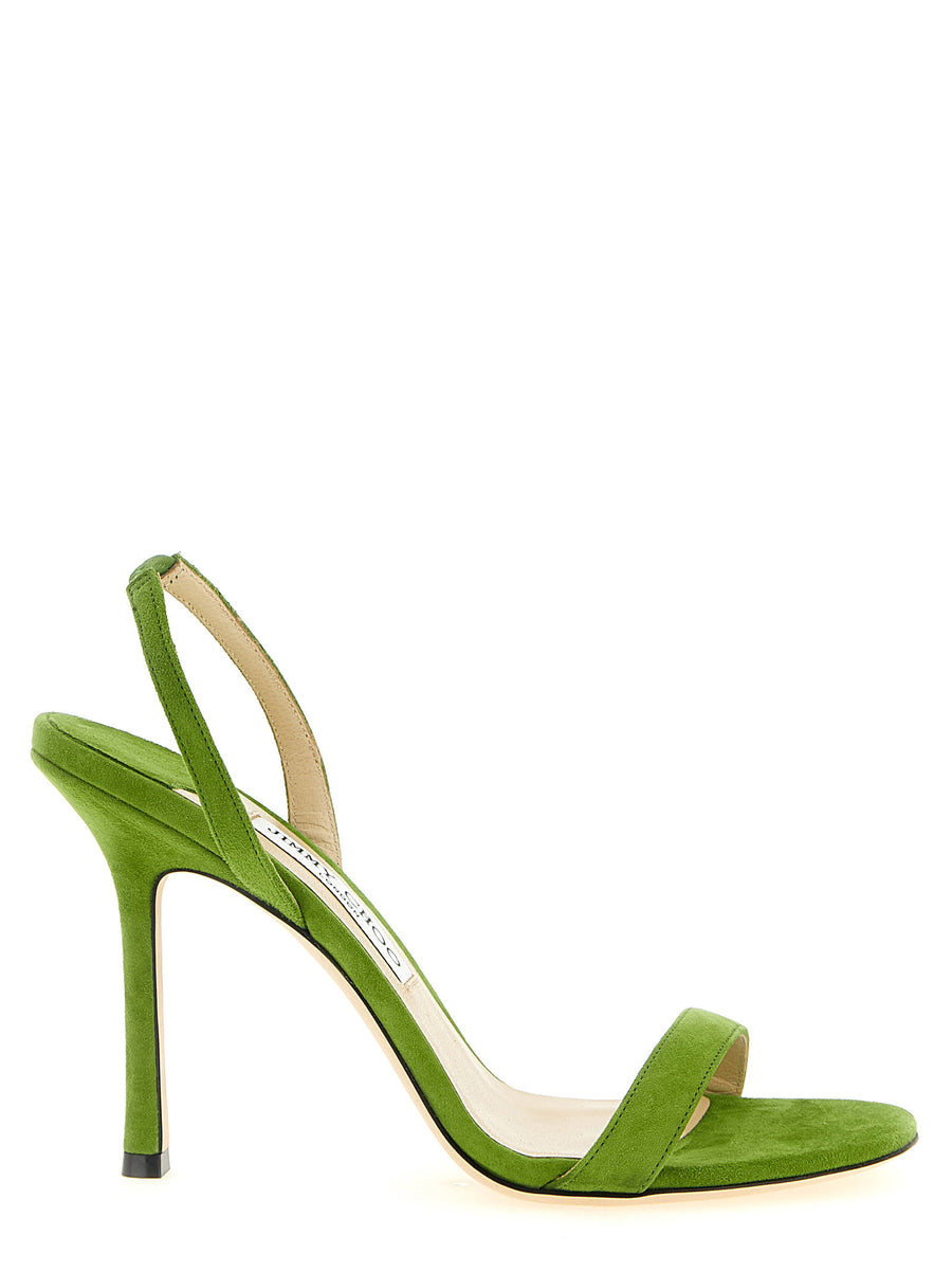 من Jimmy Choo Jenn صندل — أخضر