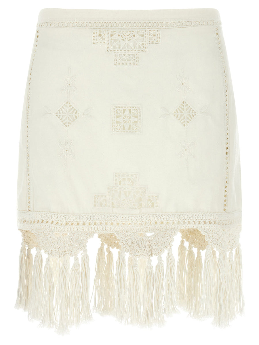 Isabel Marant Sandra Skirt — Cream