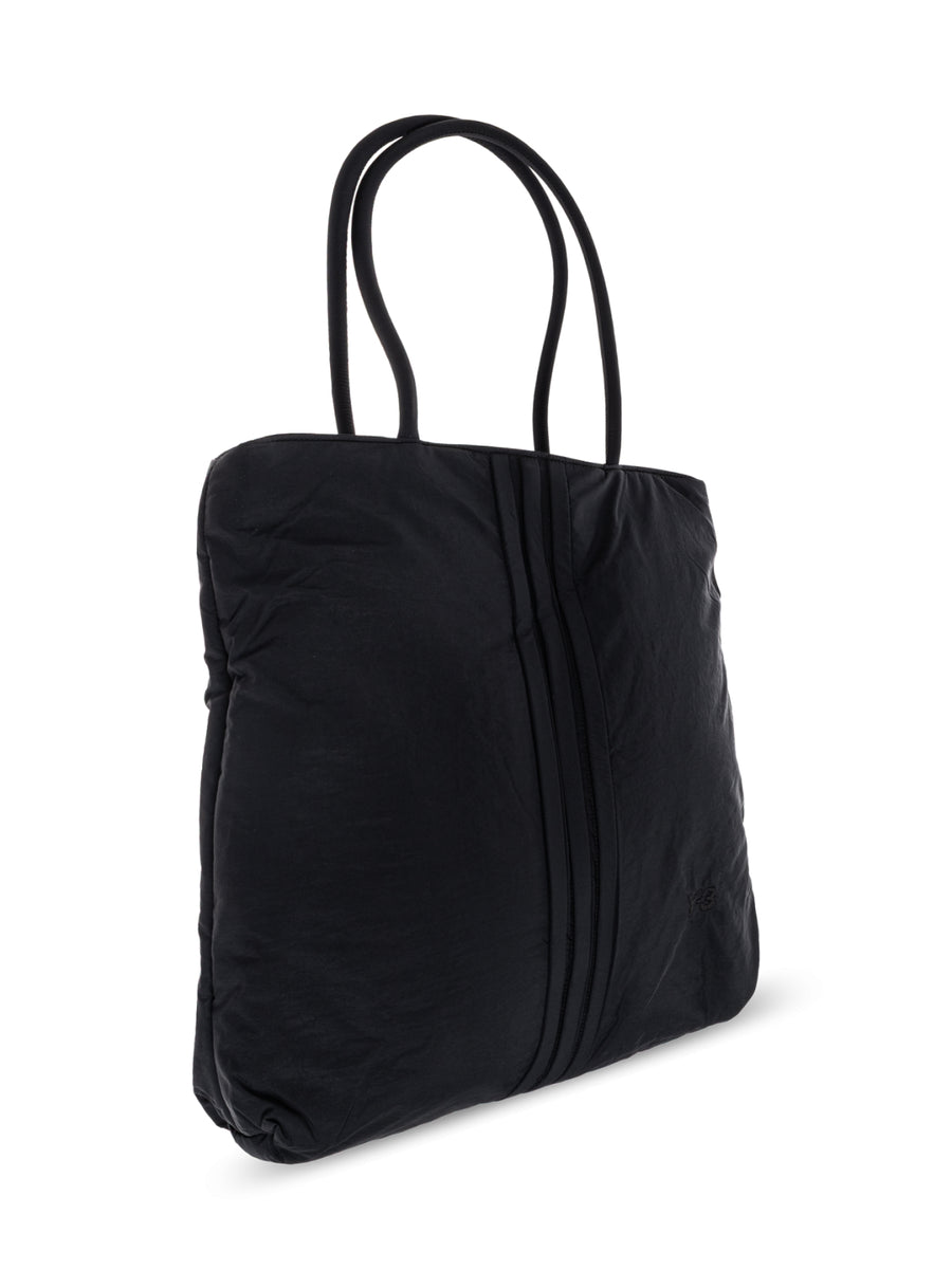 Y-3 Polyamide tote bag in black
