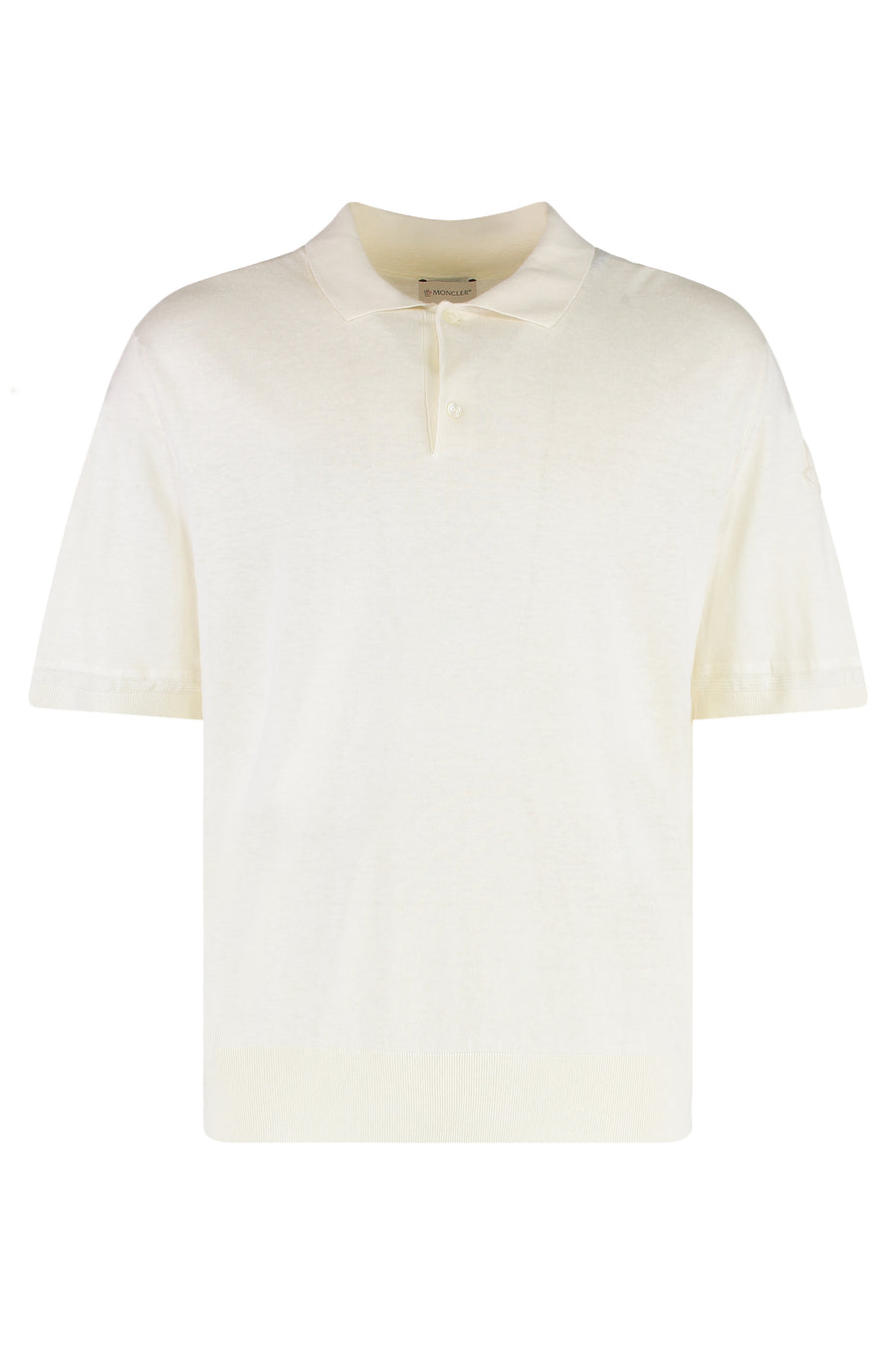 Short Sleeve Polo Shirt Panna Silk