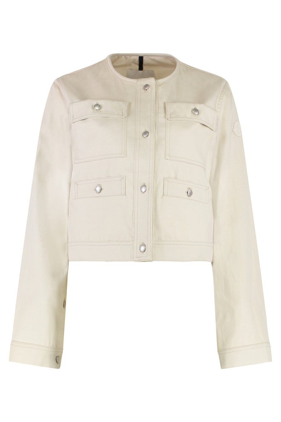 Chatel Cotton-Linen Blend Jacket Ivory