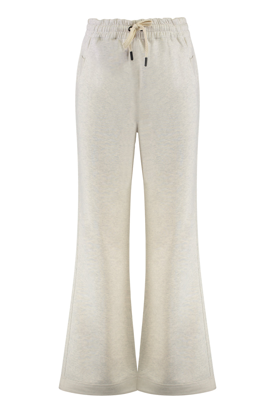 Gray Cotton Track Pants