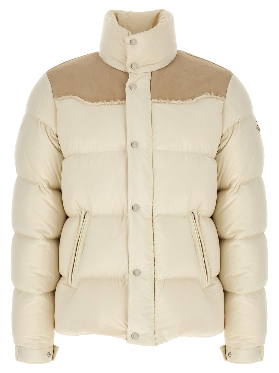 Moncler Verine Down Jacket — Beige