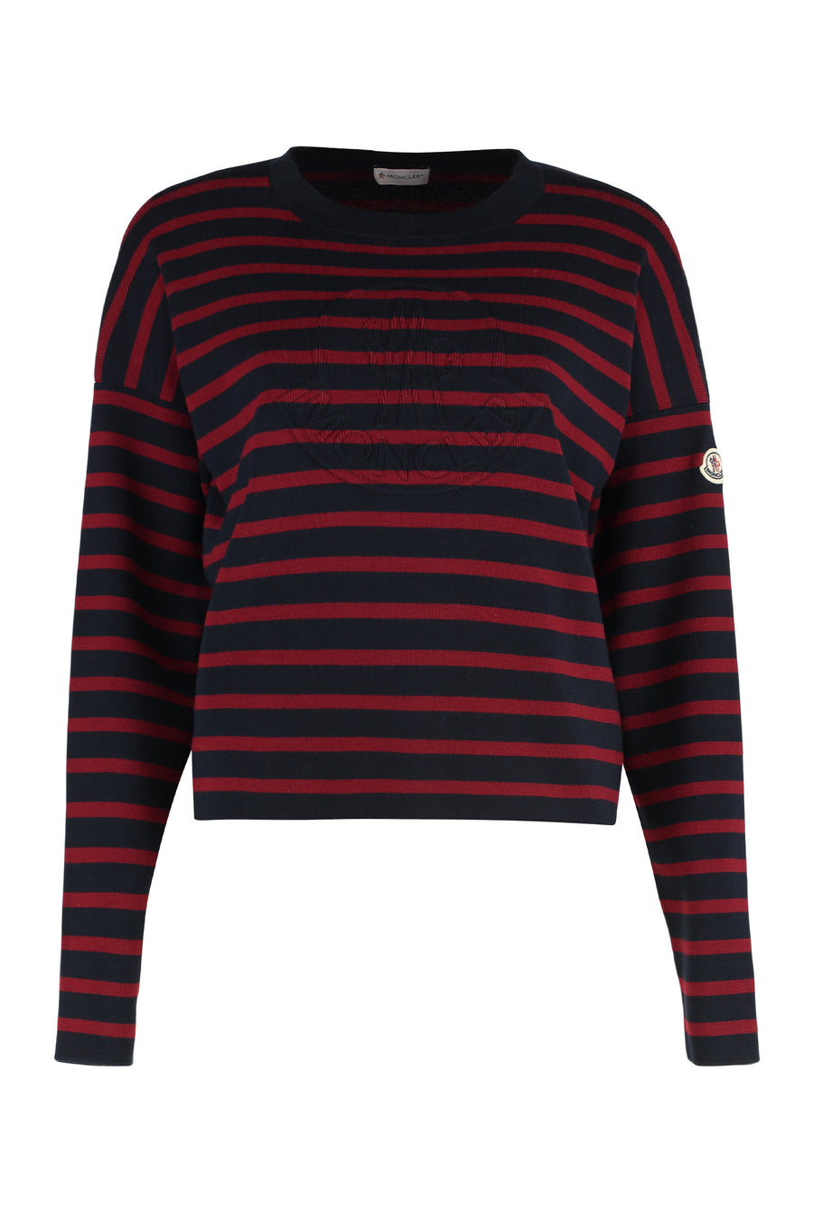 Crew-Neck Virgin Wool Sweater Multicolour