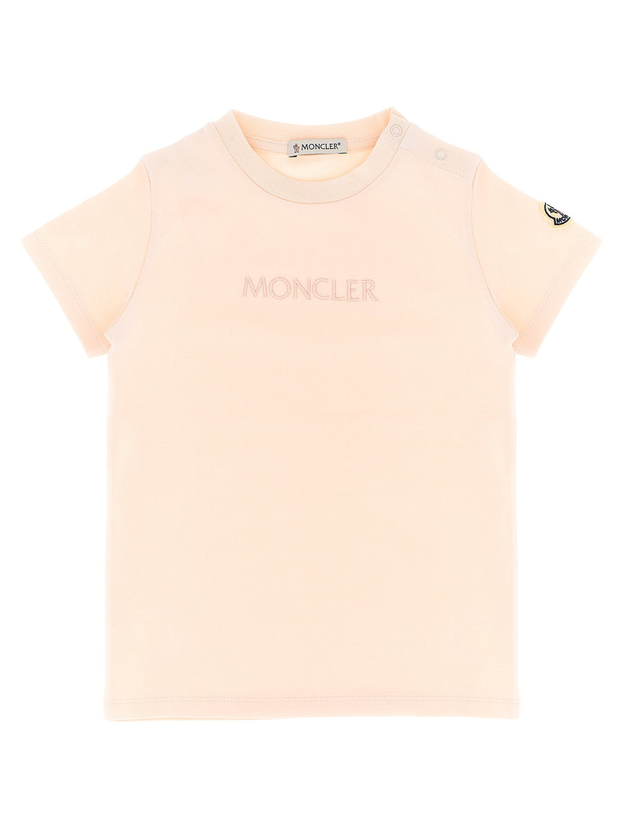 تيشيرت مطرز Moncler Enfant شعار-قميص — خوخي