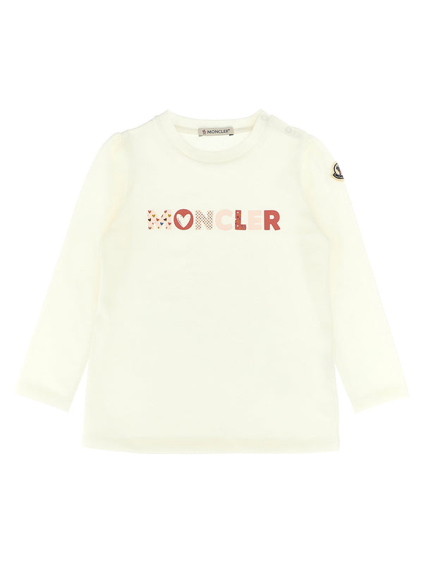 Moncler Enfant t-shirt in cream