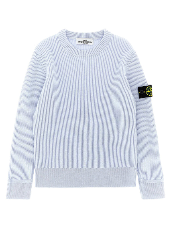 كارديغان Stone Island Junior من الصوف البكر صوف كنزة — لافندر