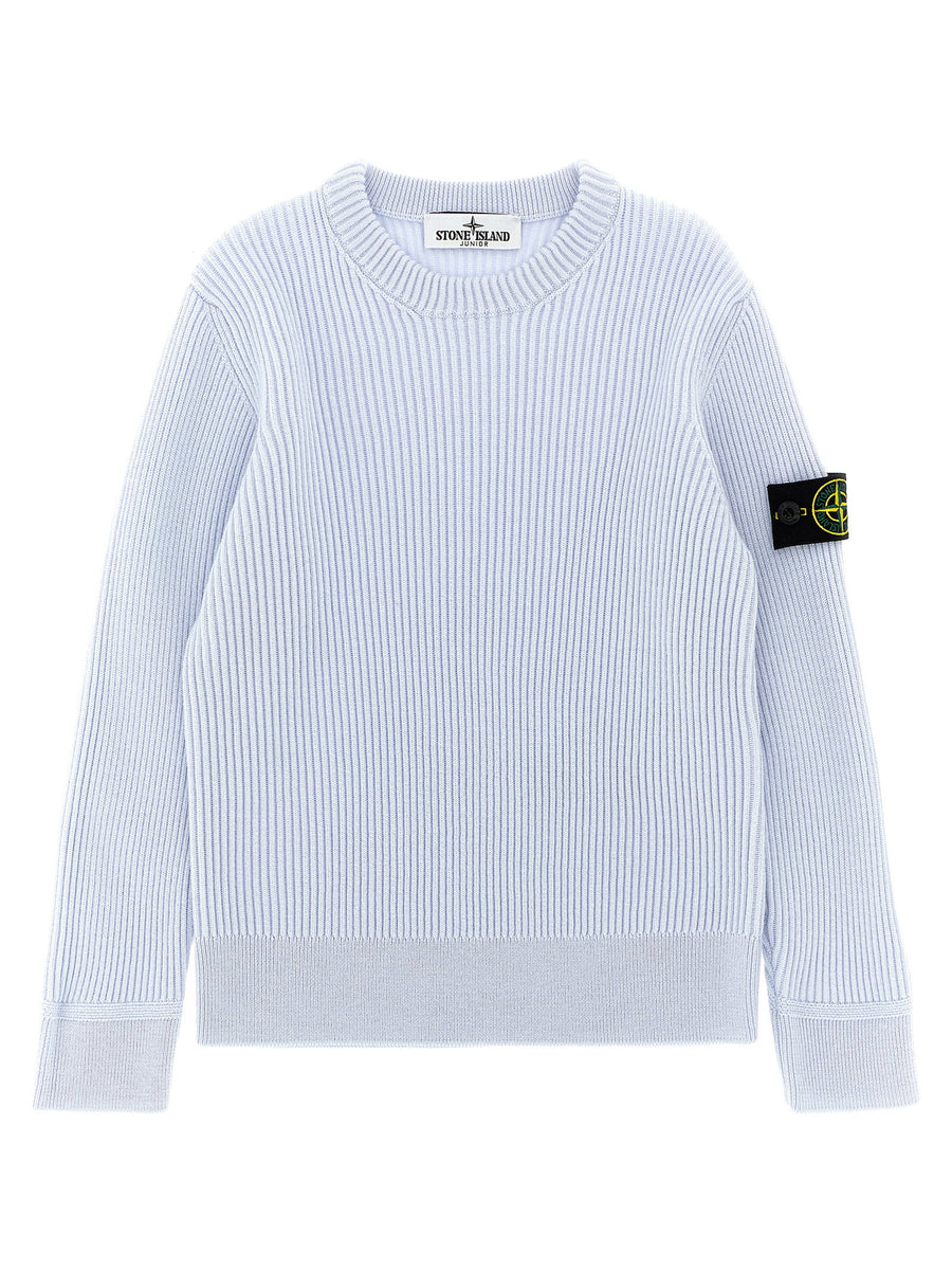 كارديغان Stone Island Junior من الصوف البكر صوف كنزة — لافندر