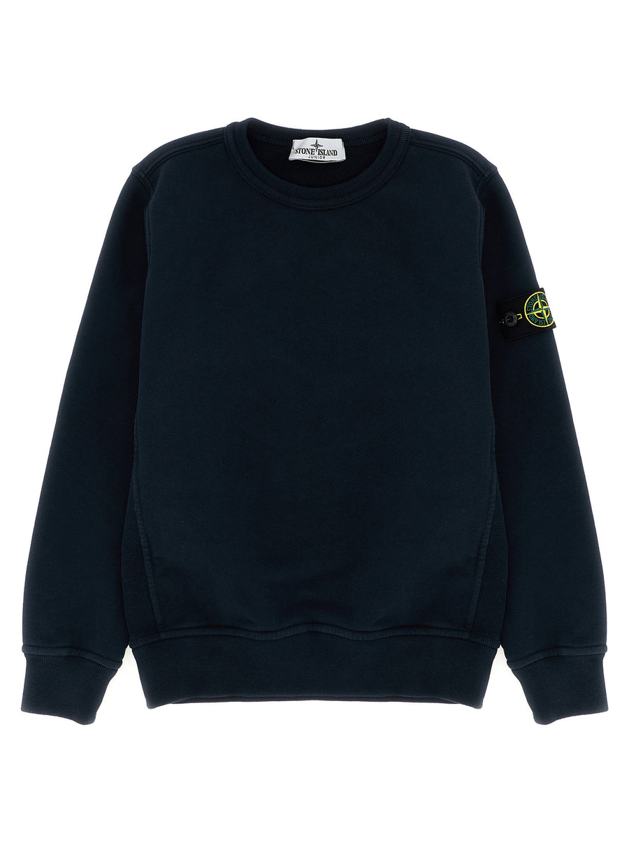 Stone Island Junior Logo Badge Sweatshirt