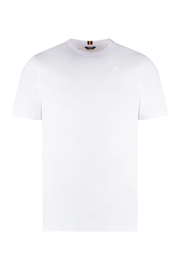 Cotton Crew-Neck T-Shirt White T-shirts