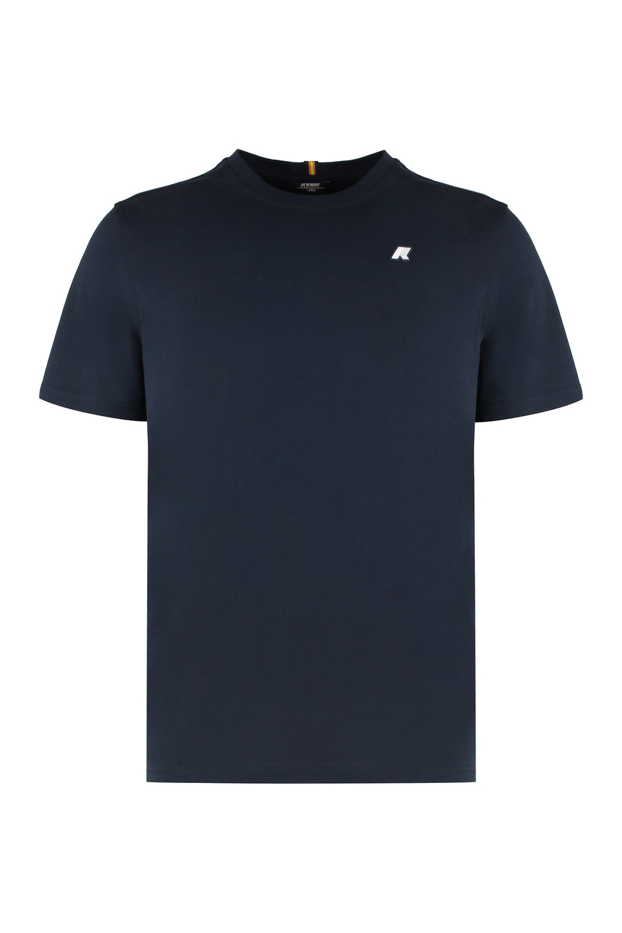 Cotton Crew-Neck T-Shirt Blue T-shirts