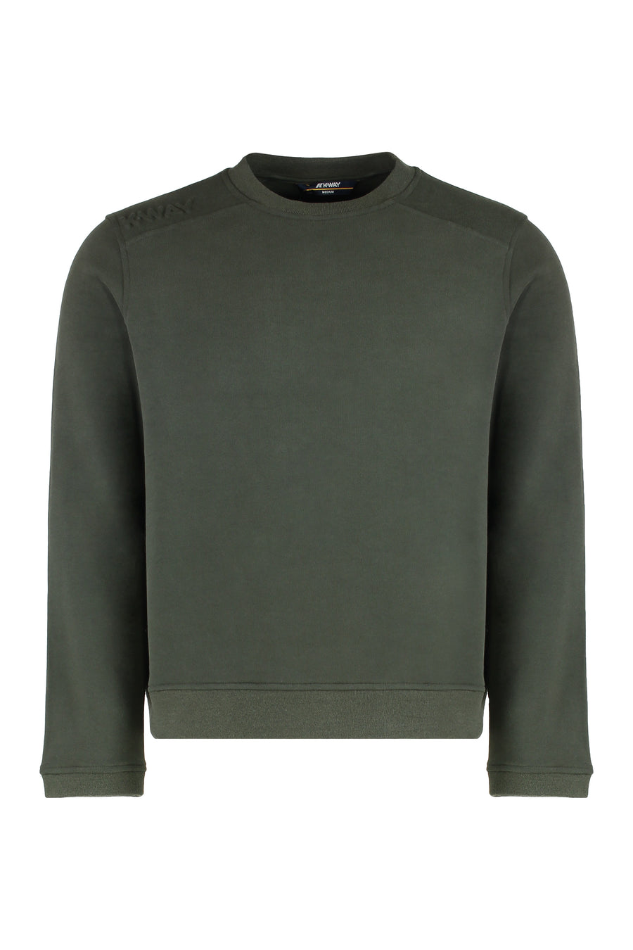 Cotton And Cashmere Crewneck Sweater Green Sweatshirts