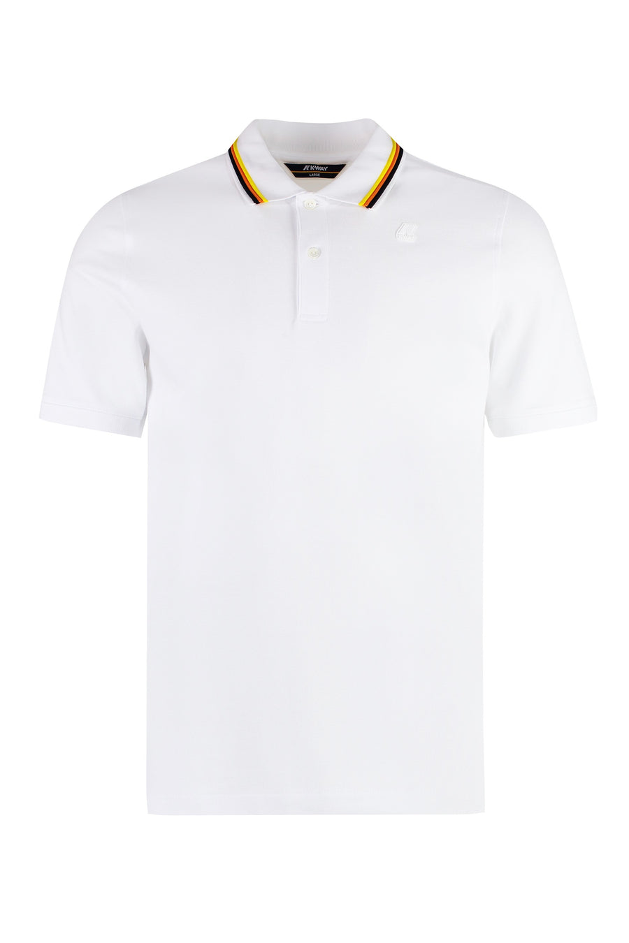 K-Way Jud Cotton-Piqué Polo Shirt White