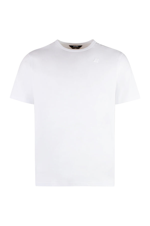Adame Cotton Crew-Neck T-Shirt White T-shirts