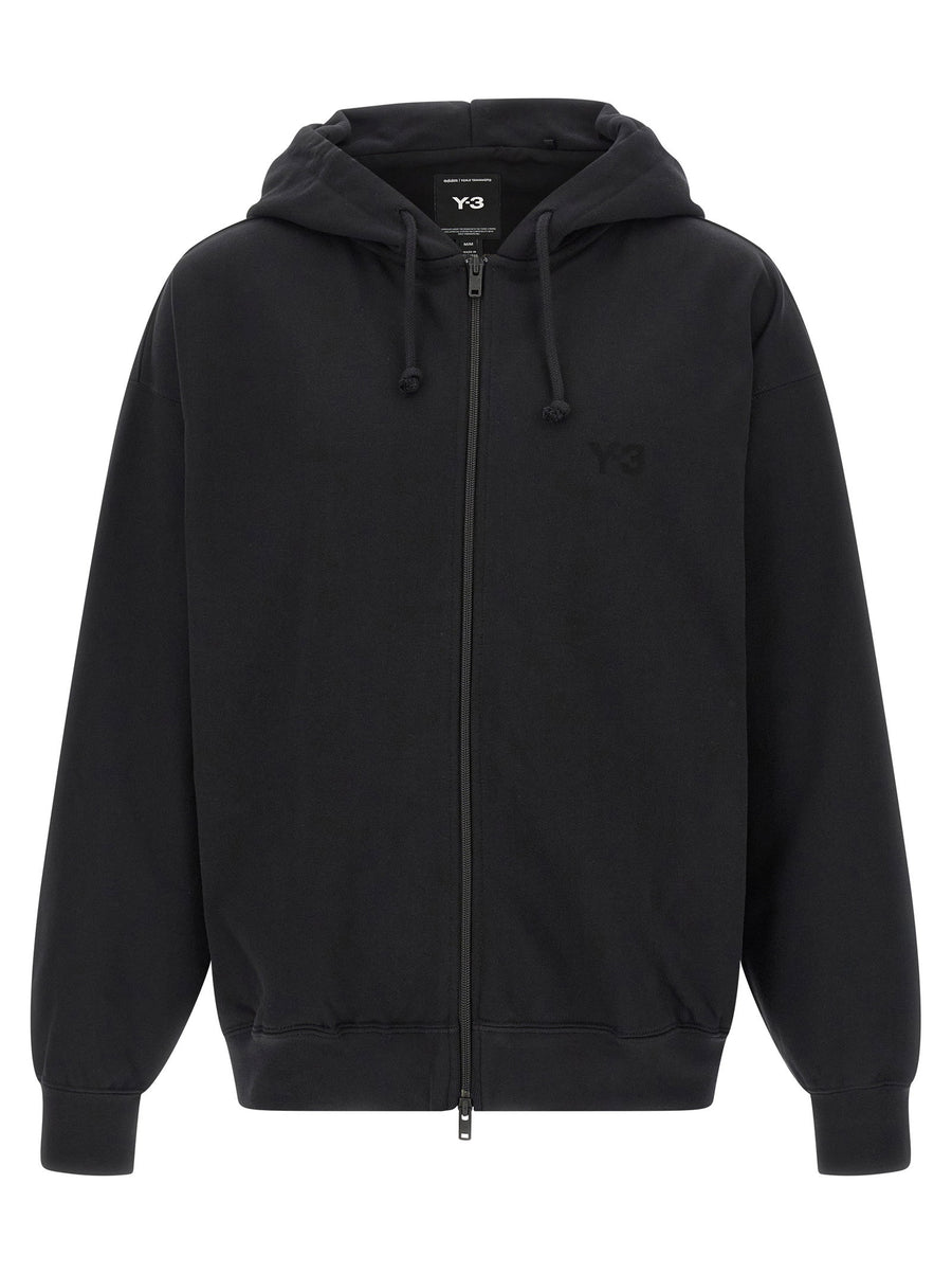 Y-3 Brushed Terry Hoodie — Black