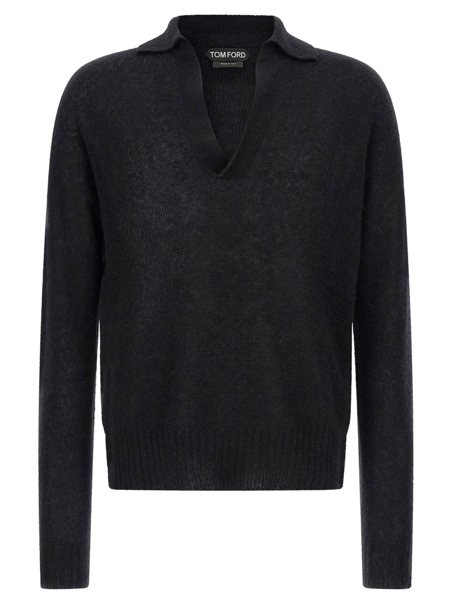Tom Ford Cashmere And Silk Polo Shirt