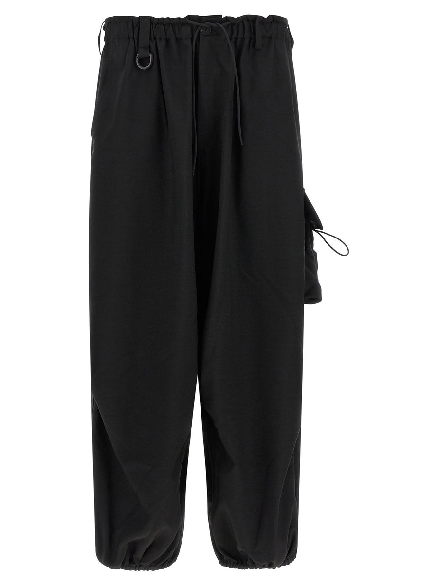 بنطلون كارغو تقني فضفاض Y-3 — أسود