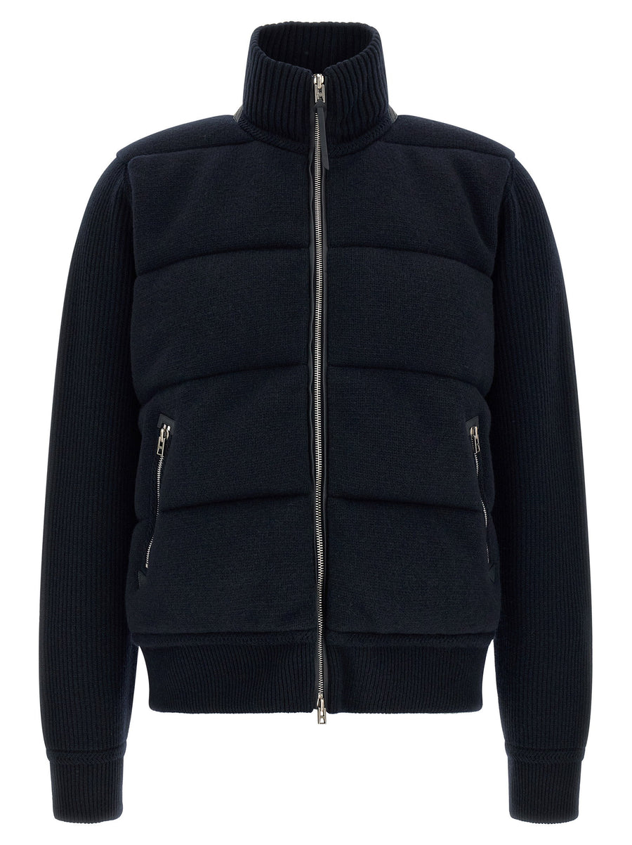 Tom Ford Padded Virgin Wool Jacket — Black