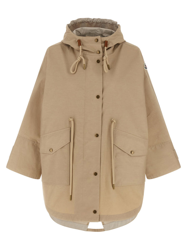 معطف باركا Moncler — بيج