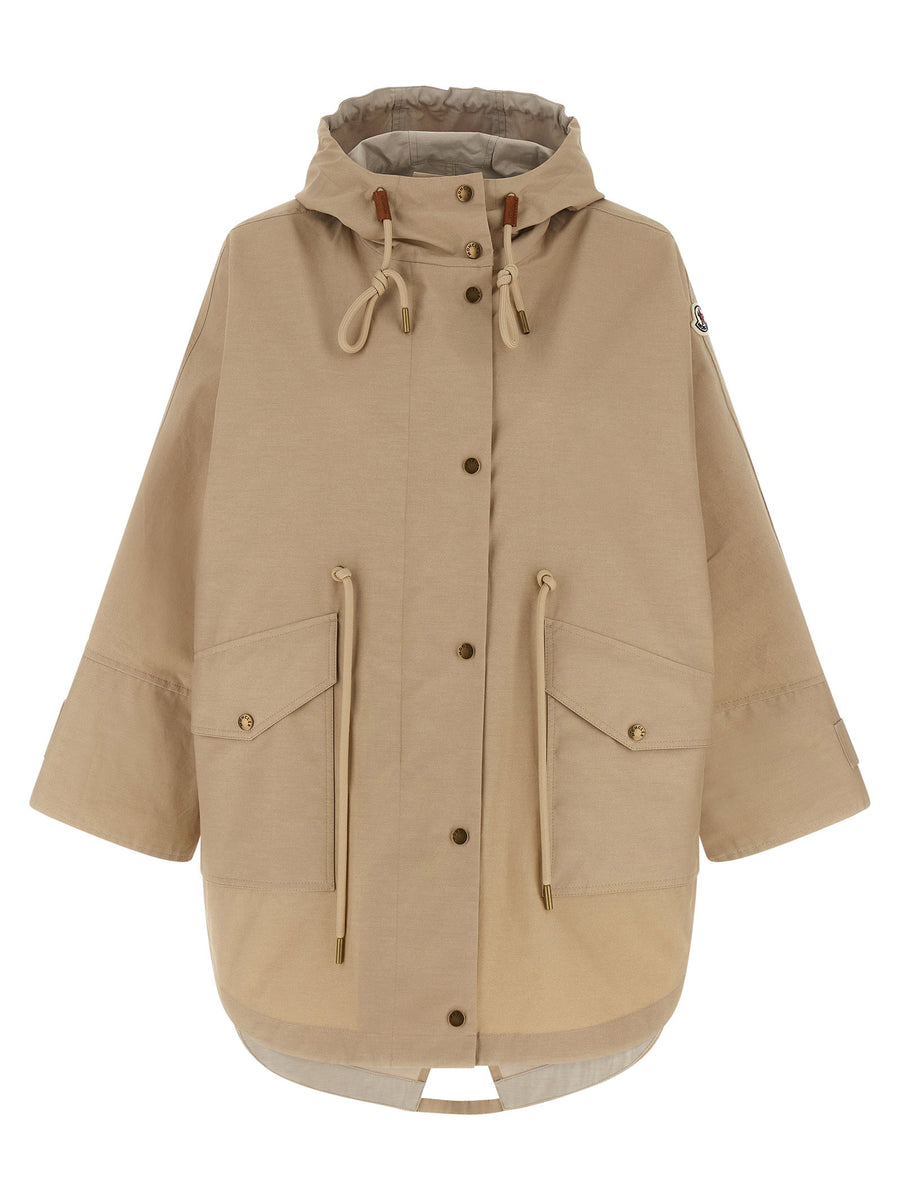 معطف باركا Moncler — بيج