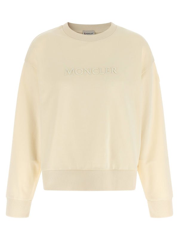 سويت شيرت مطرز Moncler شعار — كشمري