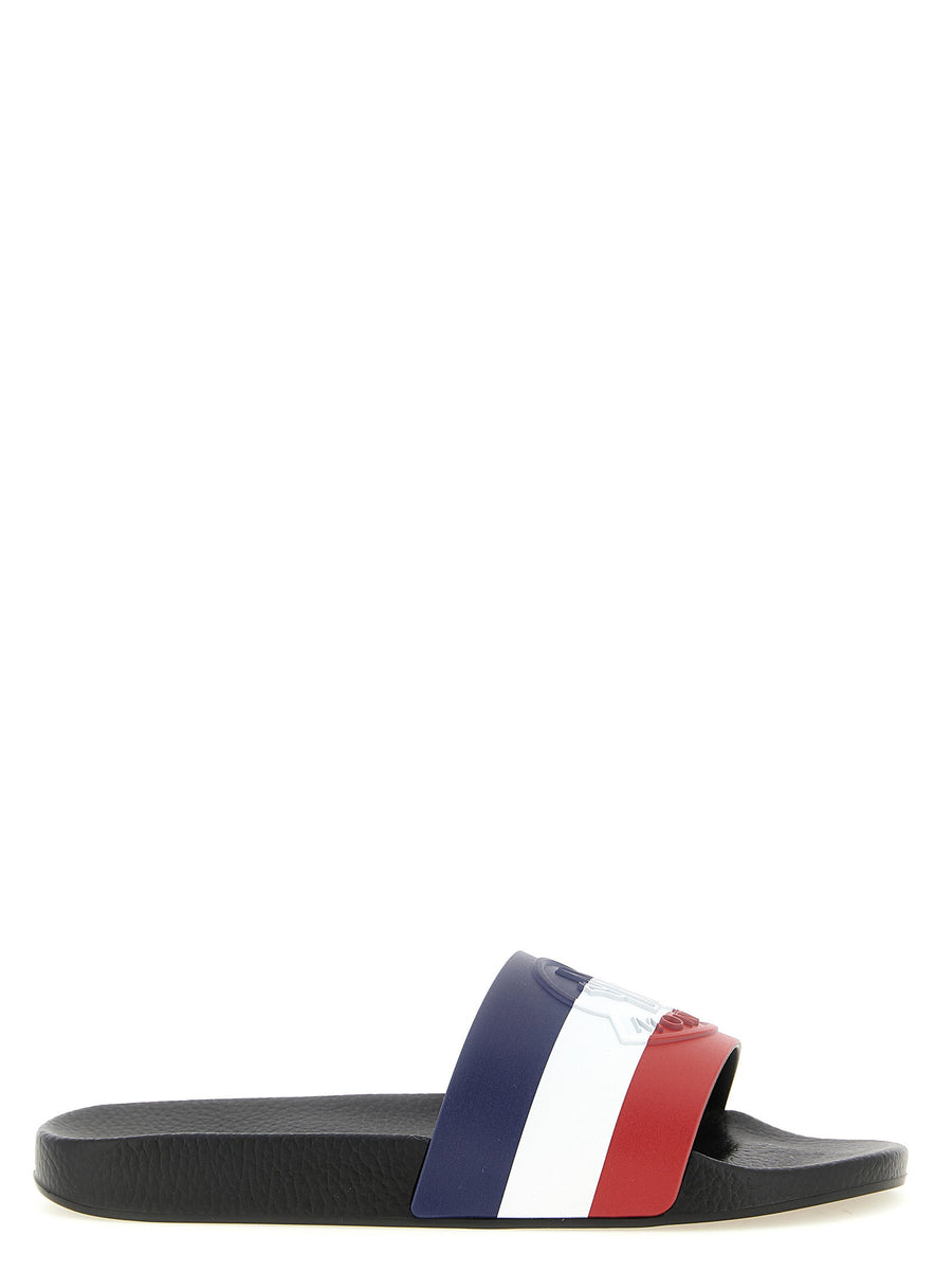 Moncler Basile Slides — Black