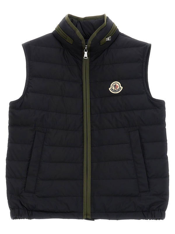 Moncler Enfant Vest — Black