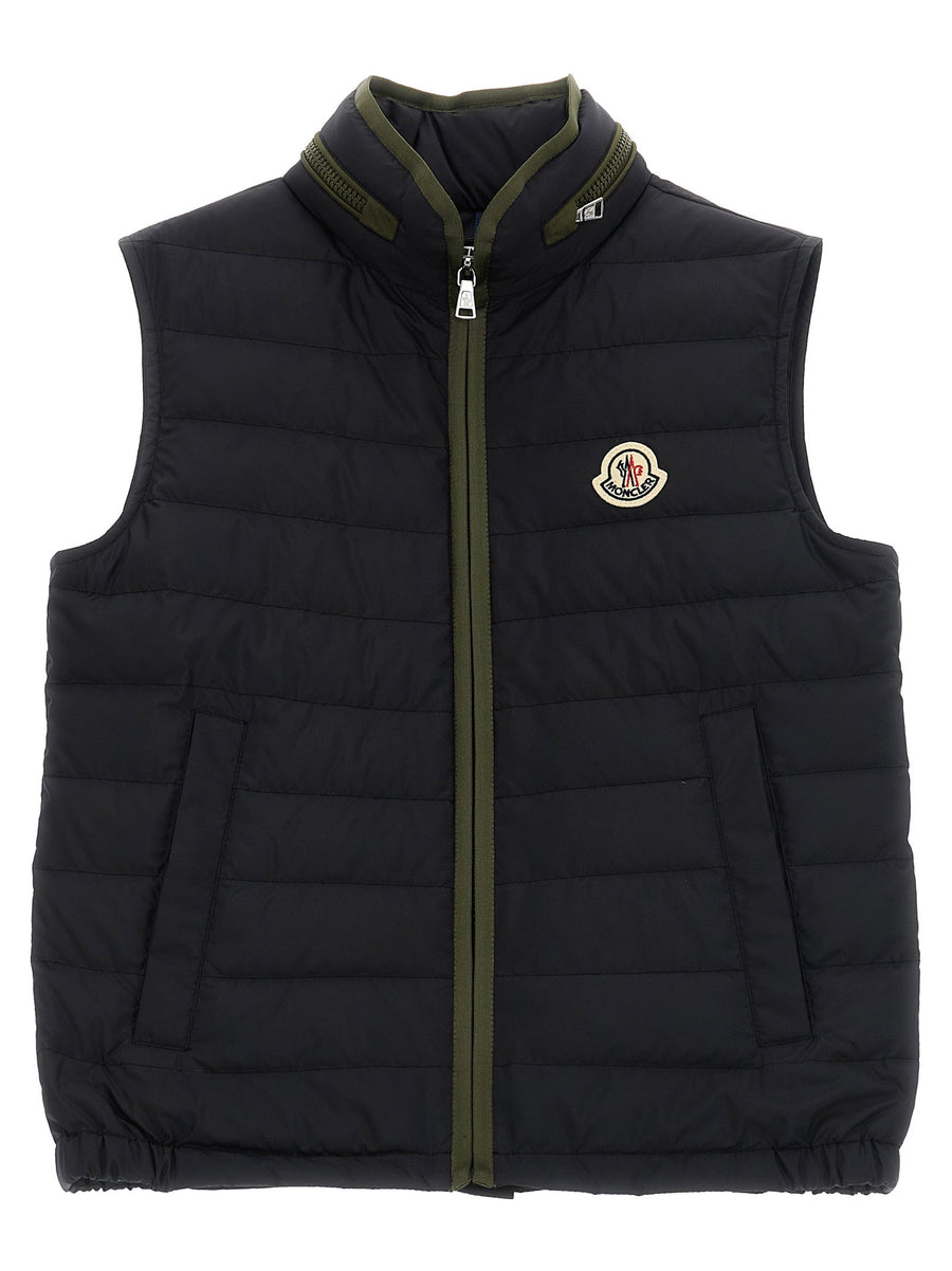 Moncler Enfant Vest — Black