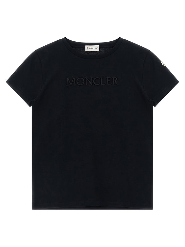 Moncler Enfant Cotton jersey t-shirt in black