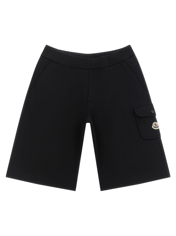 شورت كارغو من Moncler Enfant — أسود