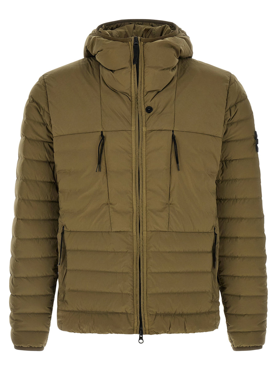 Stone Island Goose Down Down Jacket — olive